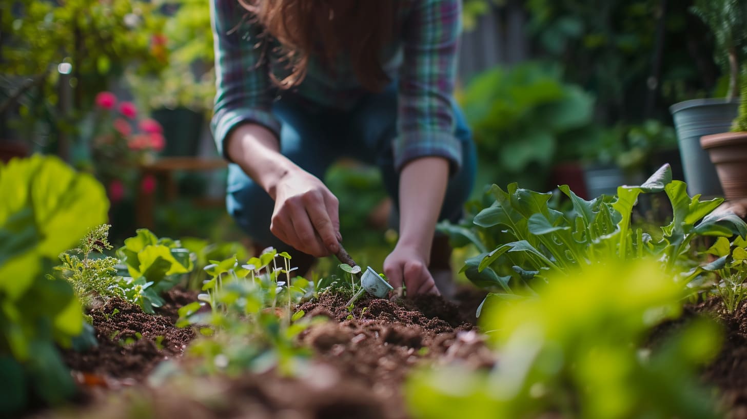 Person Planting Seeds in Garden - Law of Cause and Effect in Action