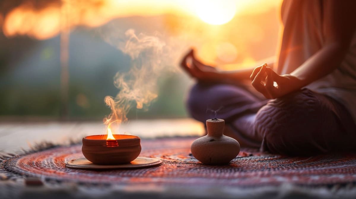 bierglas A calming image that shows a person in a meditative po 4d1c07a2 b987 40d5 b4e2 b676f09341ce Discover the Best Incense for Manifestation